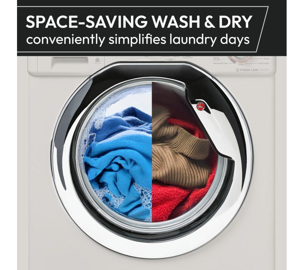 HOOVER H Wash 350 H3DPS41066TAMB80 Lavadora secadora conectada por WiFi de 10 kg - Blanca