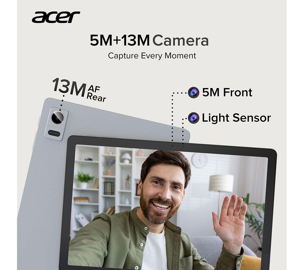 ACER ACTAB1225 11.97" Tablet - 128 GB, Grey