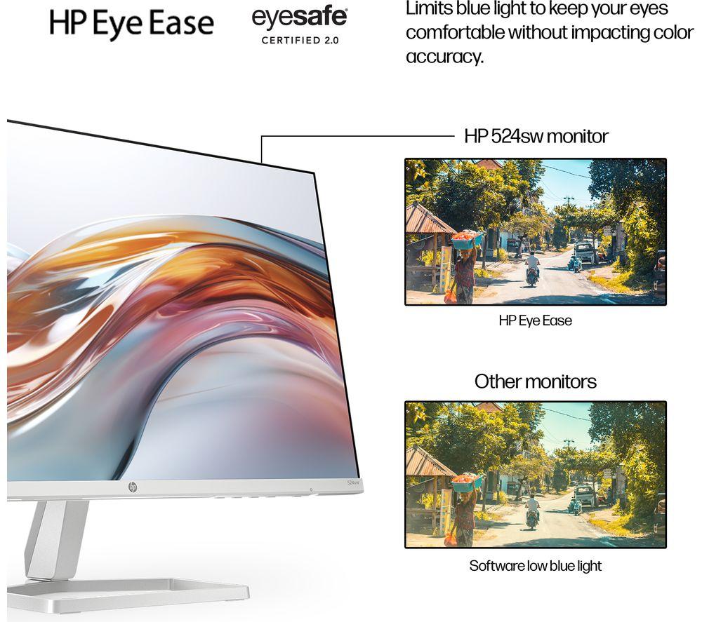HP Series 5 524sw Full HD 24" IPS LCD Monitor - White