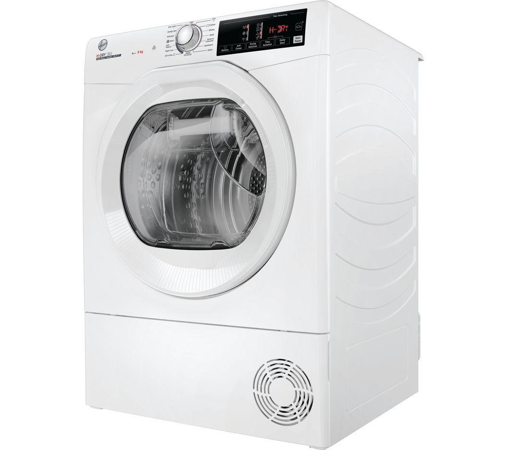 HOOVER H-Dry 350 HRE H9A3TE-80/N WiFi-enabled 9 kg Heat Pump Tumble Dryer - White