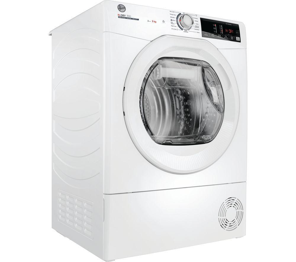 HOOVER H-Dry 350 HRE H9A3TE-80/N WiFi-enabled 9 kg Heat Pump Tumble Dryer - White