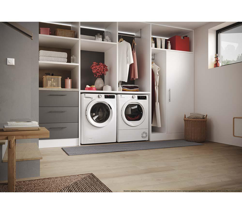 Secadora de bomba de calor HOOVER H-Dry 350 HRE H9A3TE-80/N de 9 kg con WiFi - Blanca