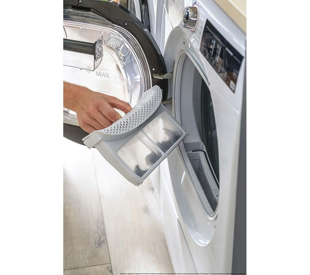 Secadora de bomba de calor HOOVER H-Dry 350 HRE H9A3TE-80/N de 9 kg con WiFi - Blanca