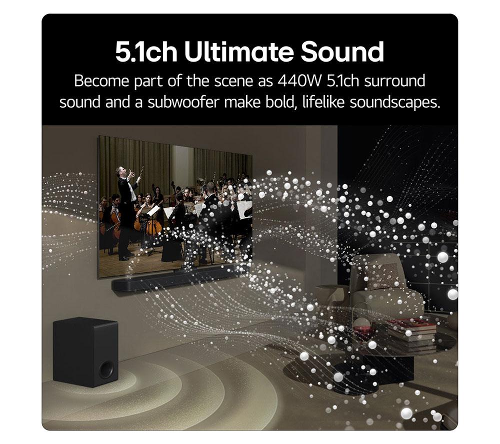 LG US60TR 5.1 Wireless Sound Bar