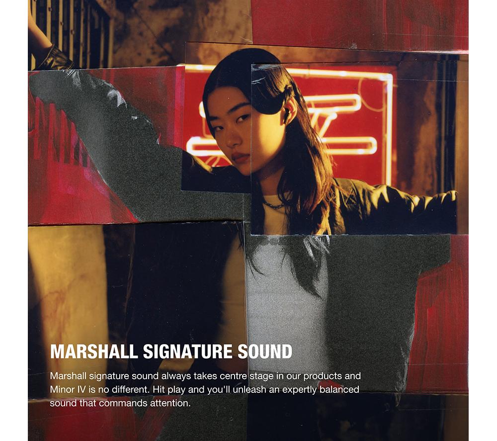 Auriculares inalámbricos Bluetooth MARSHALL Minor IV - Negro