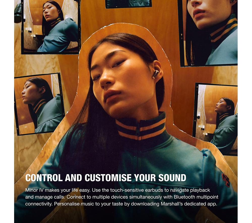 Auriculares inalámbricos Bluetooth MARSHALL Minor IV - Negro