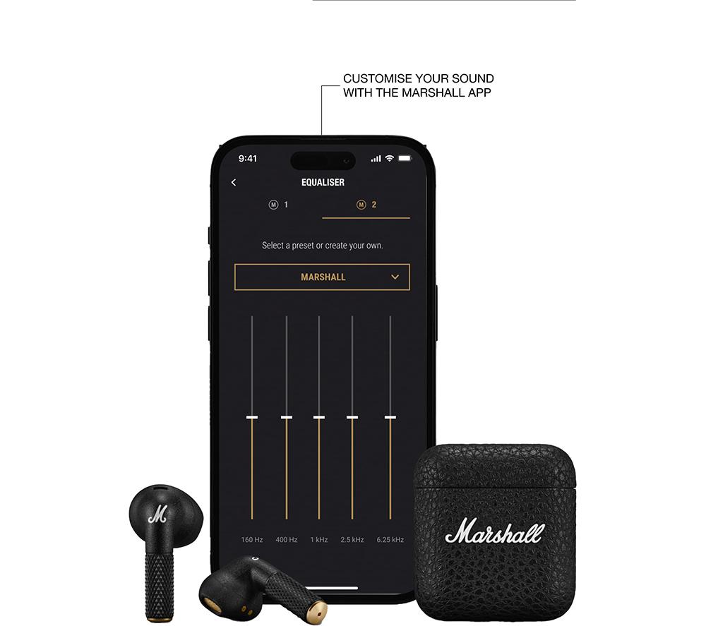 Auriculares inalámbricos Bluetooth MARSHALL Minor IV - Negro