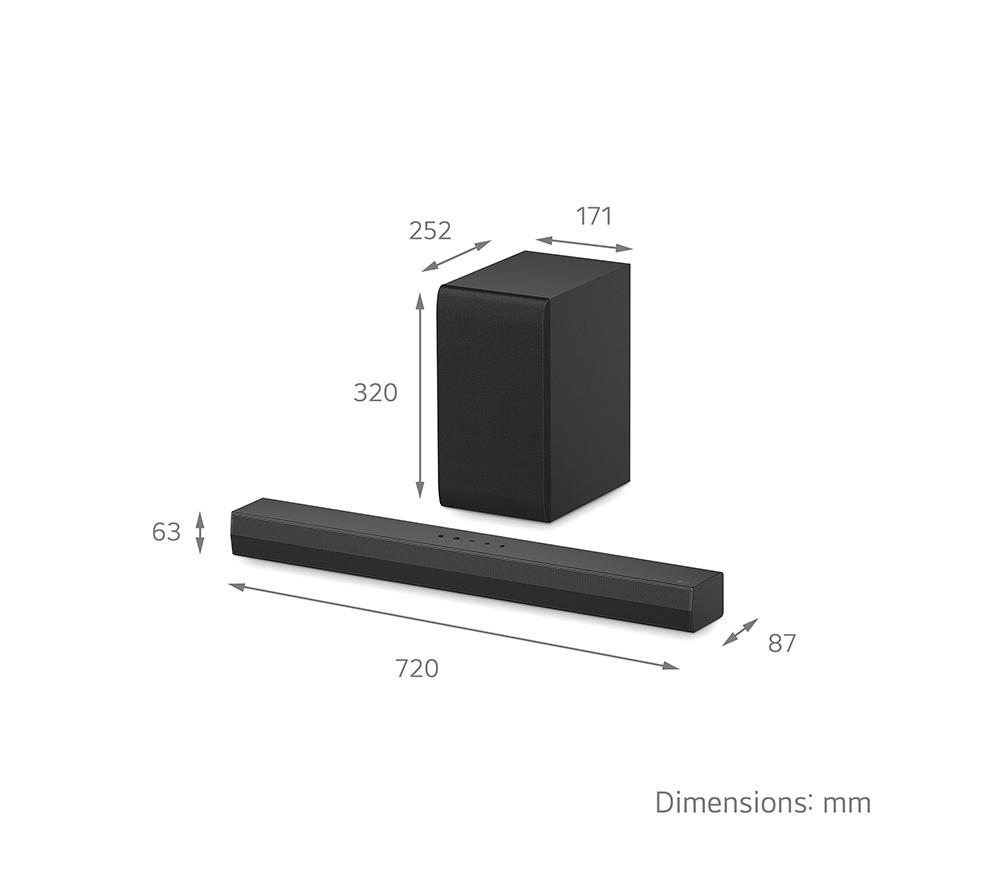 LG US40T 2.1 Wireless Sound Bar