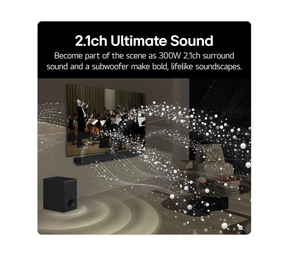 LG US40T 2.1 Wireless Sound Bar