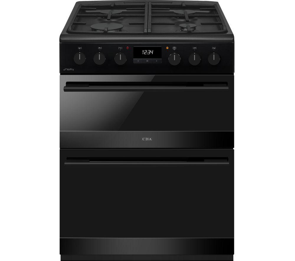 CDA CFD600MB 60 cm Dual Fuel Cooker - Black