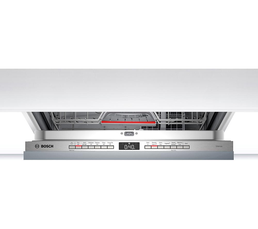 Lavavajillas totalmente integrado Bosch Serie 4 SMV4HTX00G de tamaño completo con Wi-Fi