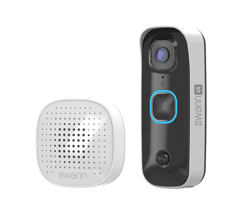 SWANN SwannBuddy4K Video Doorbell and Chime - Wired / Battery