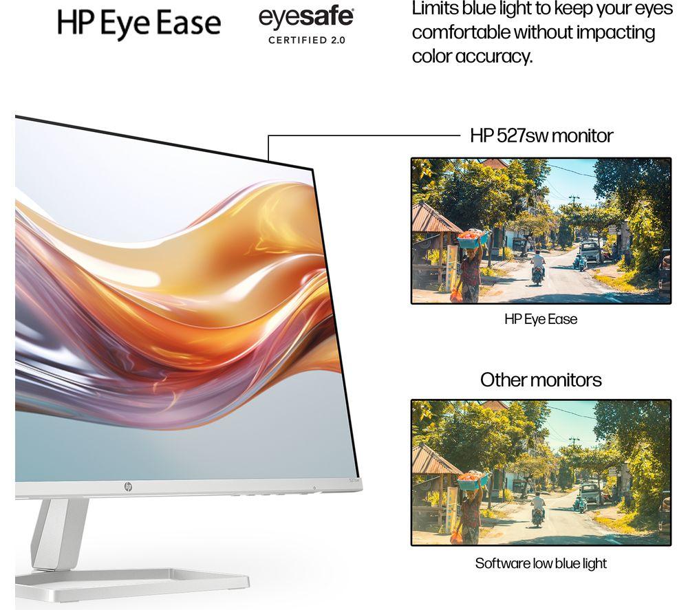 Monitor IPS LCD HP Serie 5 527sw Full HD de 27" - Blanco