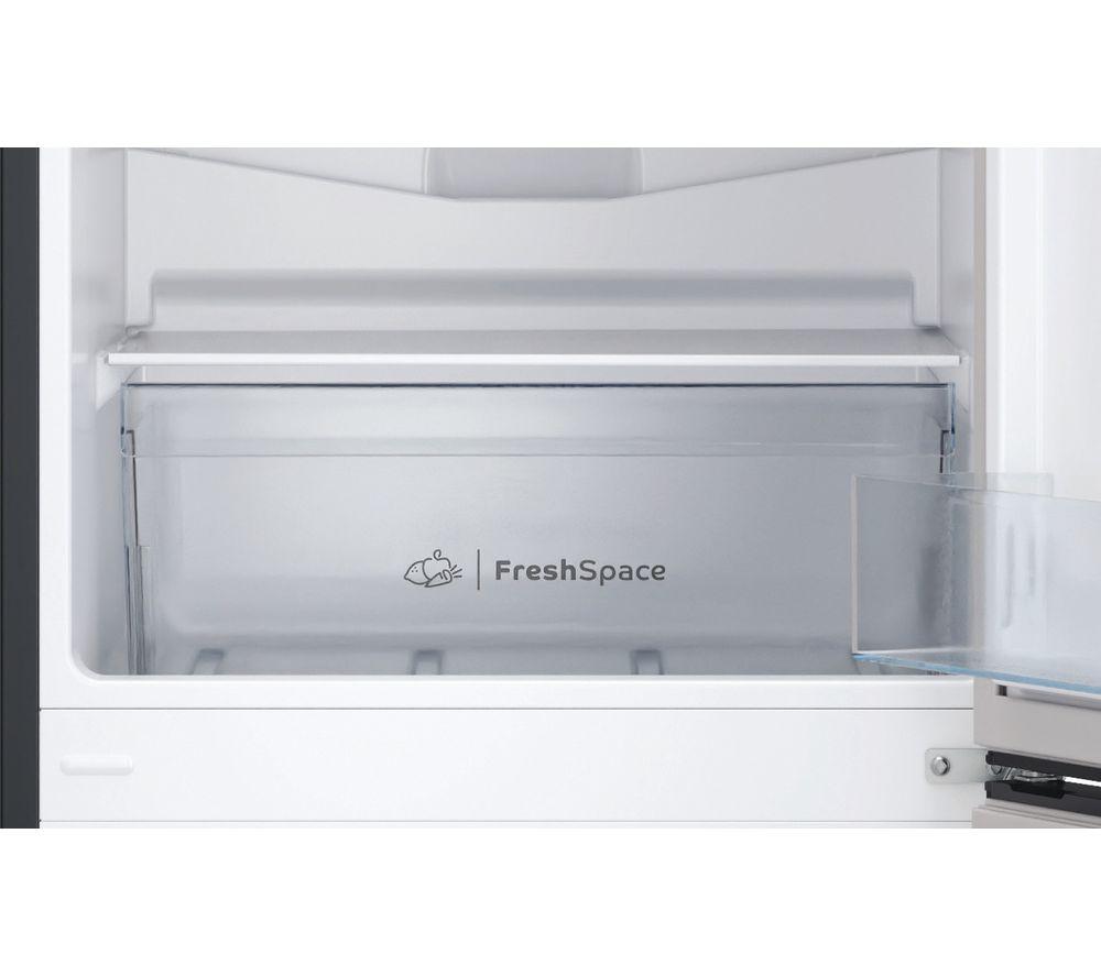 Frigorífico combi INDESIT Low Frost IB55 532 B UK 50/50 - Negro