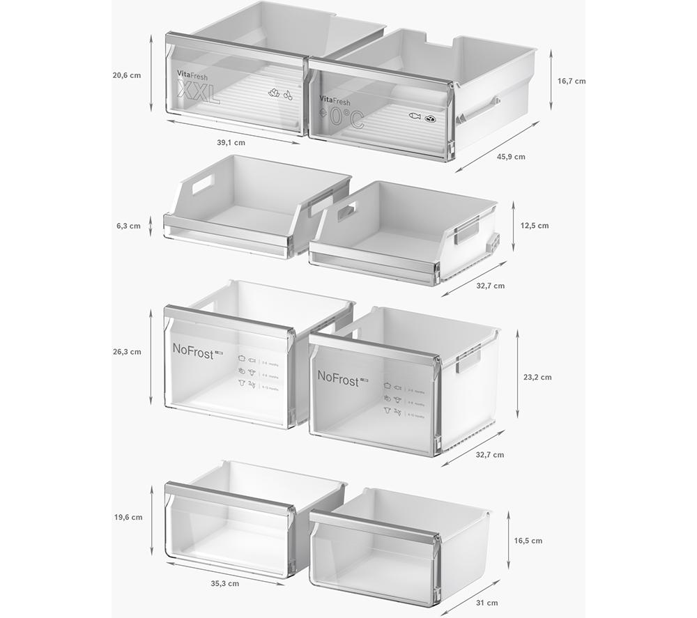 BOSCH Series 6 KFI96APEAG Fridge Freezer - Stainless Steel