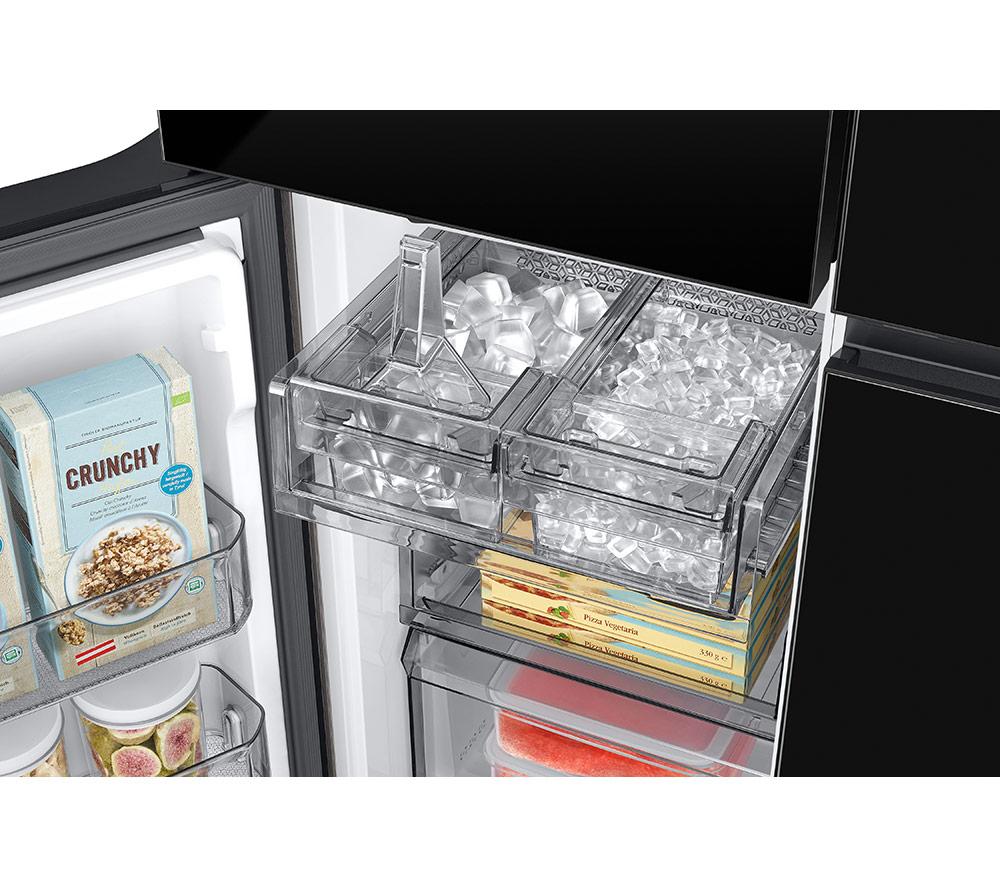 SAMSUNG Bespoke with See-Thru Door RF65DB970E22EU Smart Fridge Freezer - Black