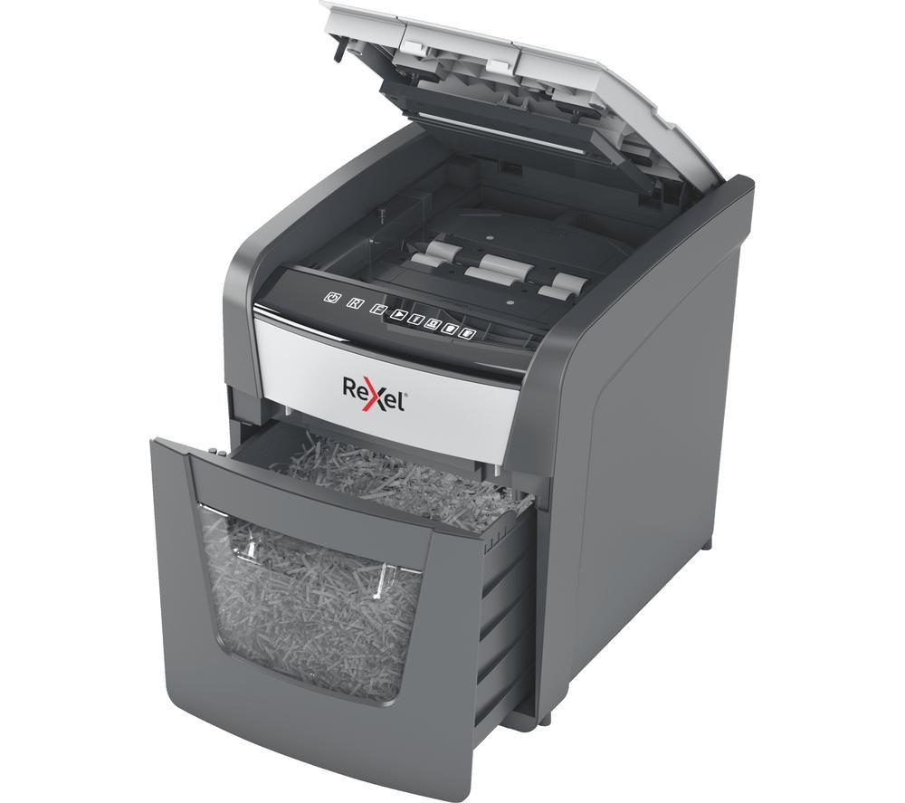 REXEL Optimum AutoFeed+ 50X Cross Cut Paper Shredder