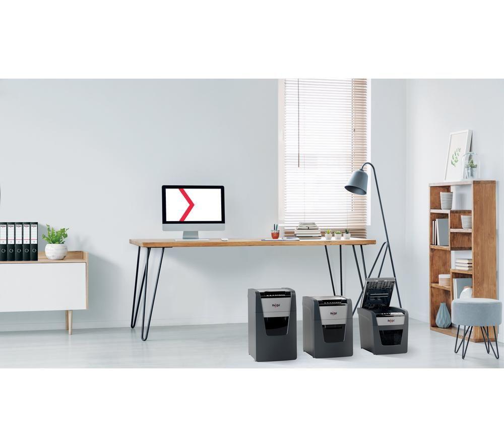 REXEL Optimum AutoFeed+ 50X Cross Cut Paper Shredder