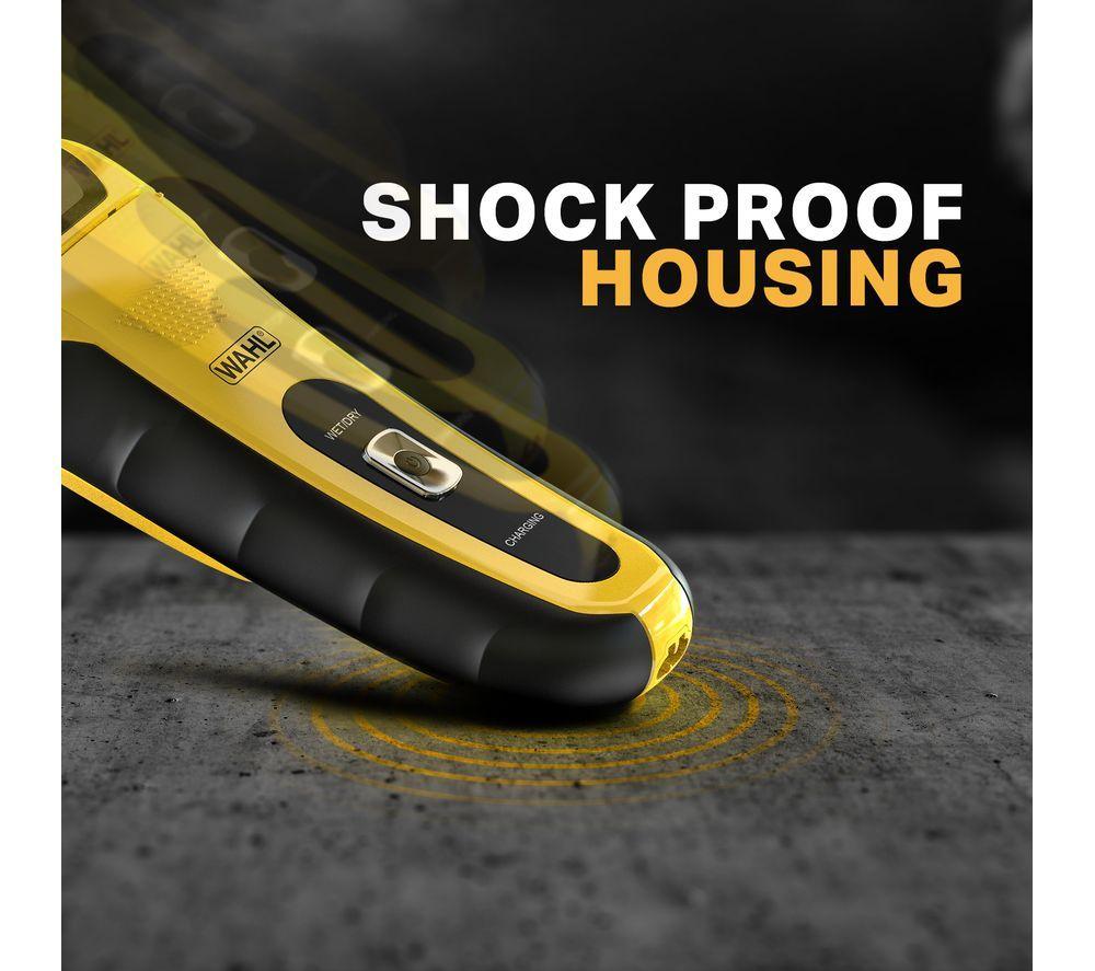 WAHL Lifeproof Wet & Dry Foil Shaver - Black & Yellow