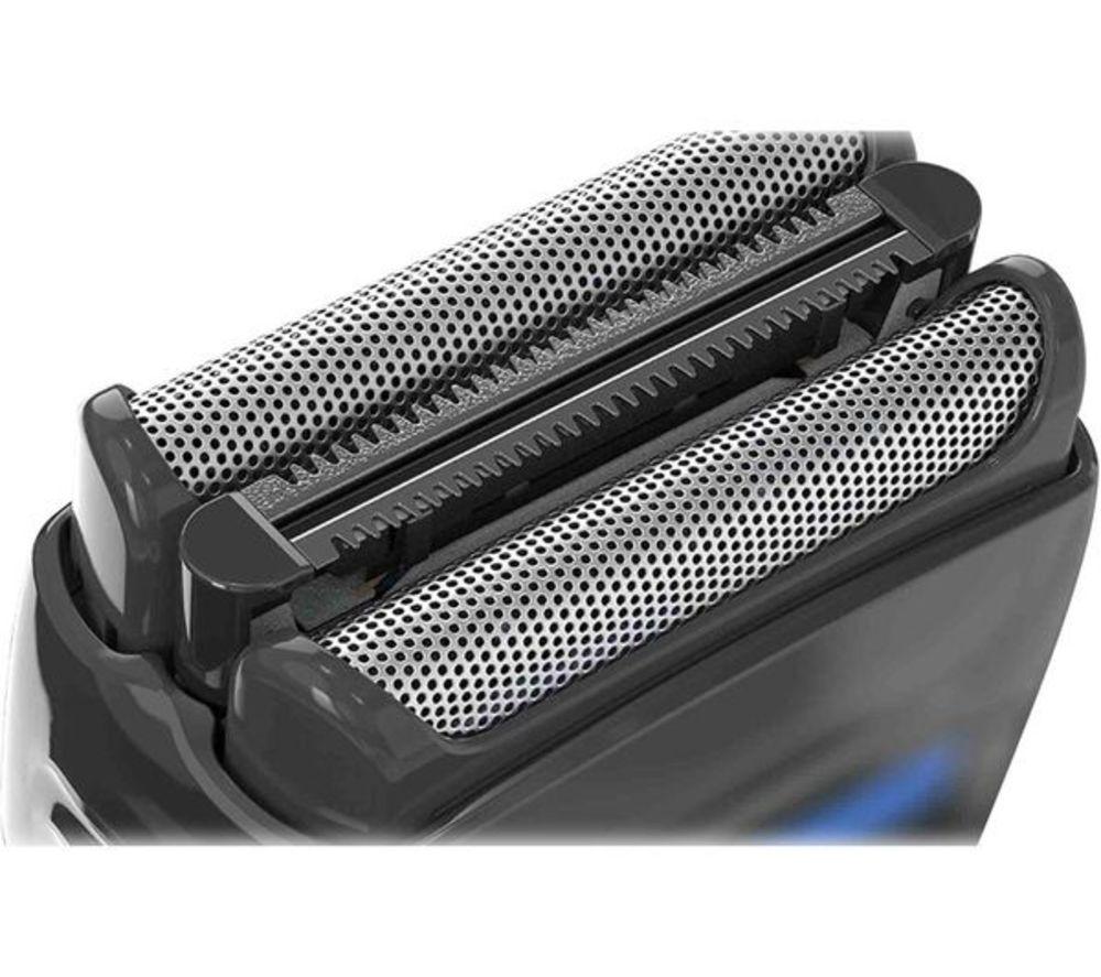 WAHL Clean & Close Wet & Dry Folienrasierer für 3-Tage-Bart – Schwarz & Blau