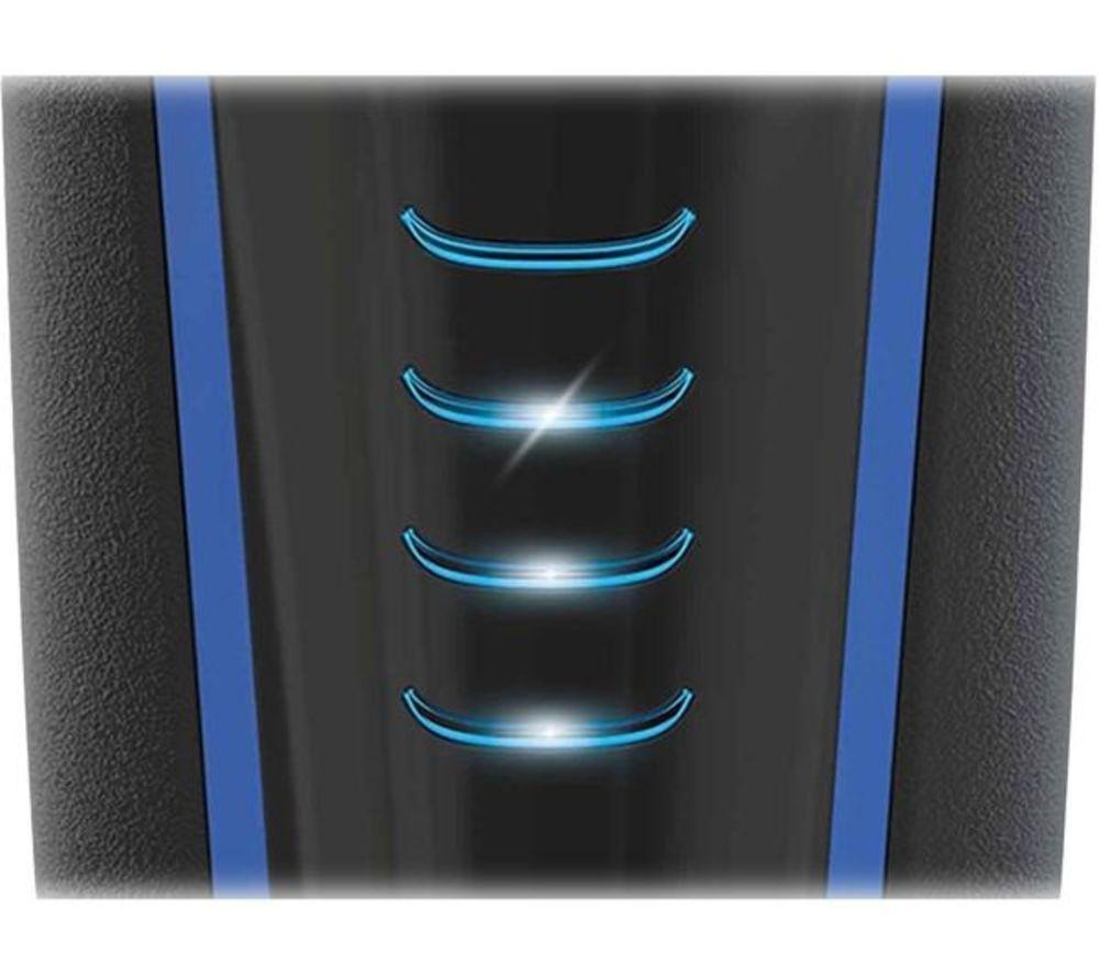 WAHL Clean & Close Wet & Dry Folienrasierer für 3-Tage-Bart – Schwarz & Blau