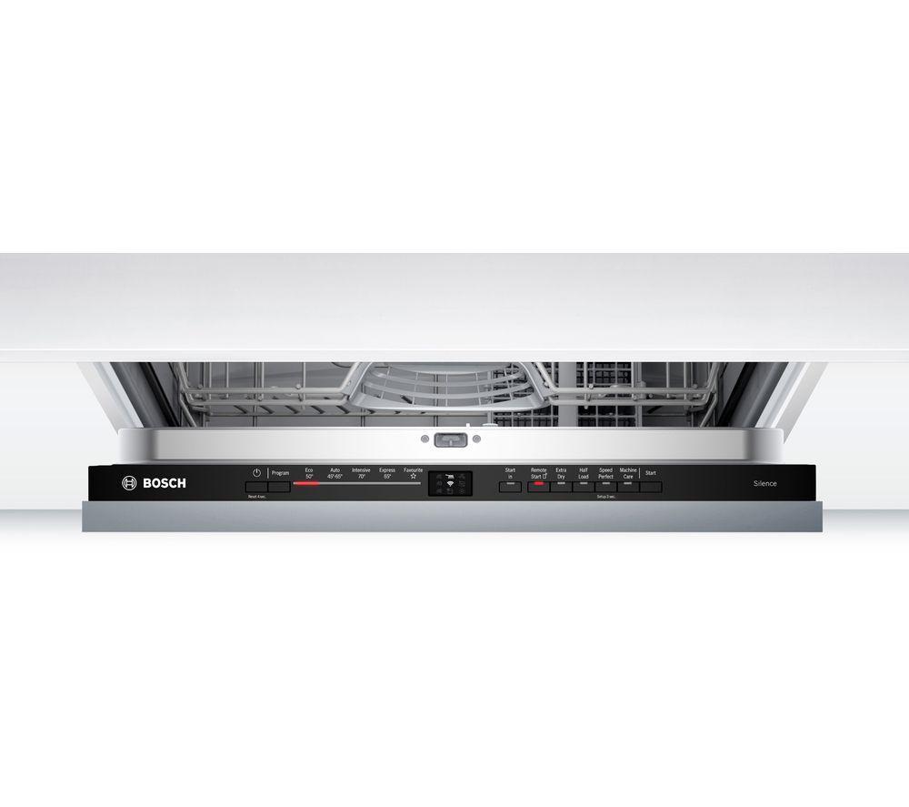 Lavavajillas totalmente integrado Bosch Serie 2 SMV2HTX02G de tamaño completo con Wi-Fi
