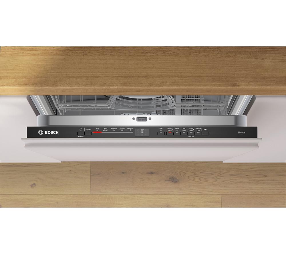 Lavavajillas totalmente integrado Bosch Serie 2 SMV2HTX02G de tamaño completo con Wi-Fi