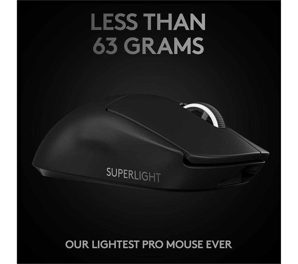 Pack Logitech ratón inalámbrico gaming Superlight X LightSpeed PRO X y auriculares inalámbricos gaming PRO X