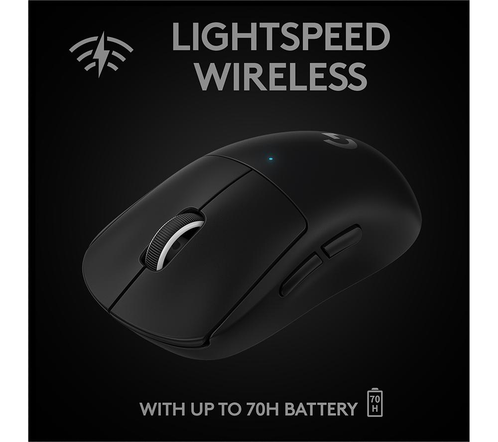 Pack Logitech ratón inalámbrico gaming Superlight X LightSpeed PRO X y auriculares inalámbricos gaming PRO X