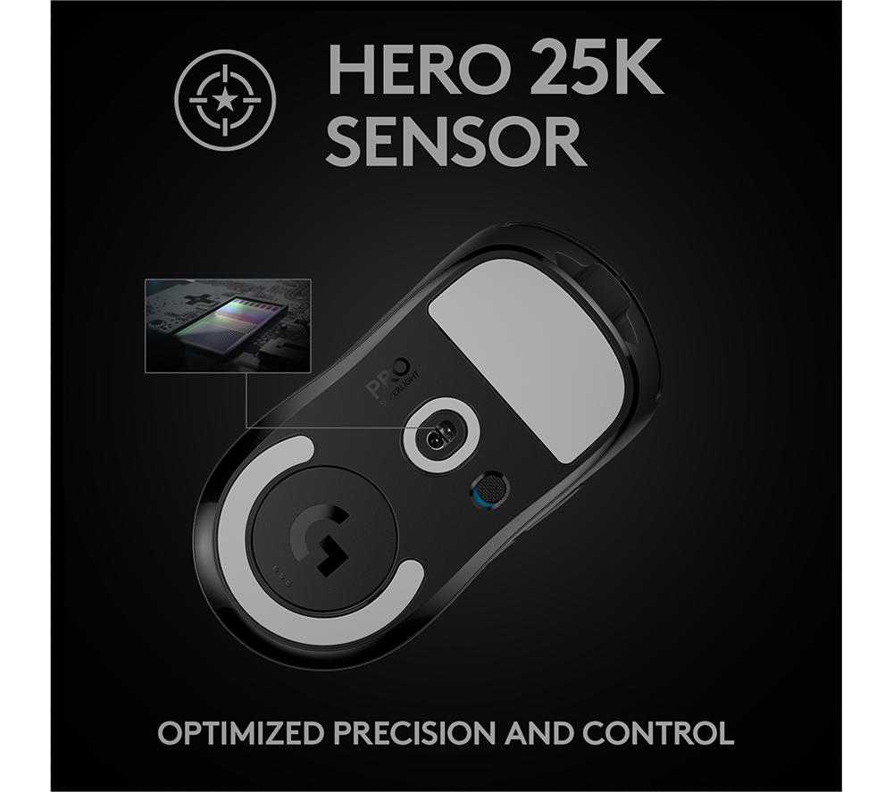 Pack Logitech ratón inalámbrico gaming Superlight X LightSpeed PRO X y auriculares inalámbricos gaming PRO X