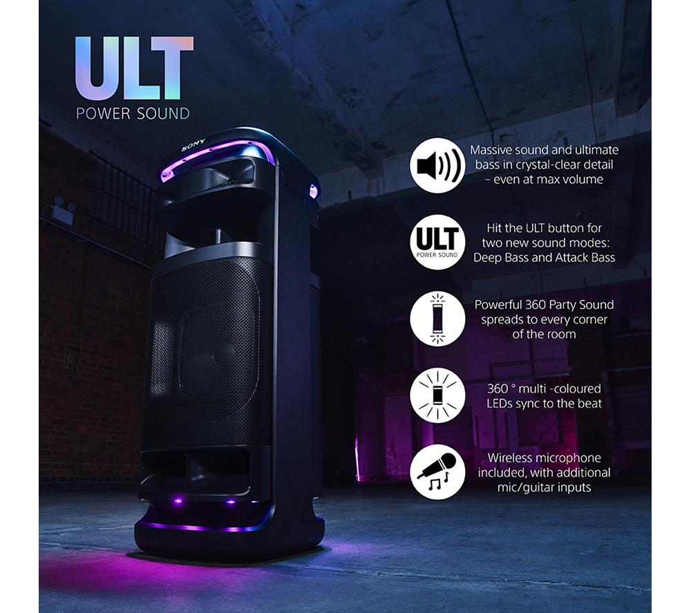 Altavoz Bluetooth para Fiestas SONY ULT Tower 10 - Negro