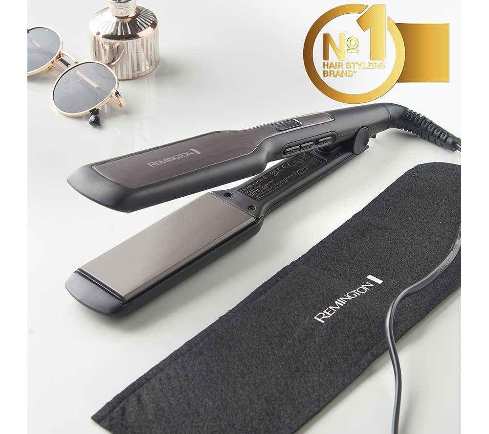 REMINGTON Pro Ceramic S5525 Extra Wide Hair Straightener - Grey