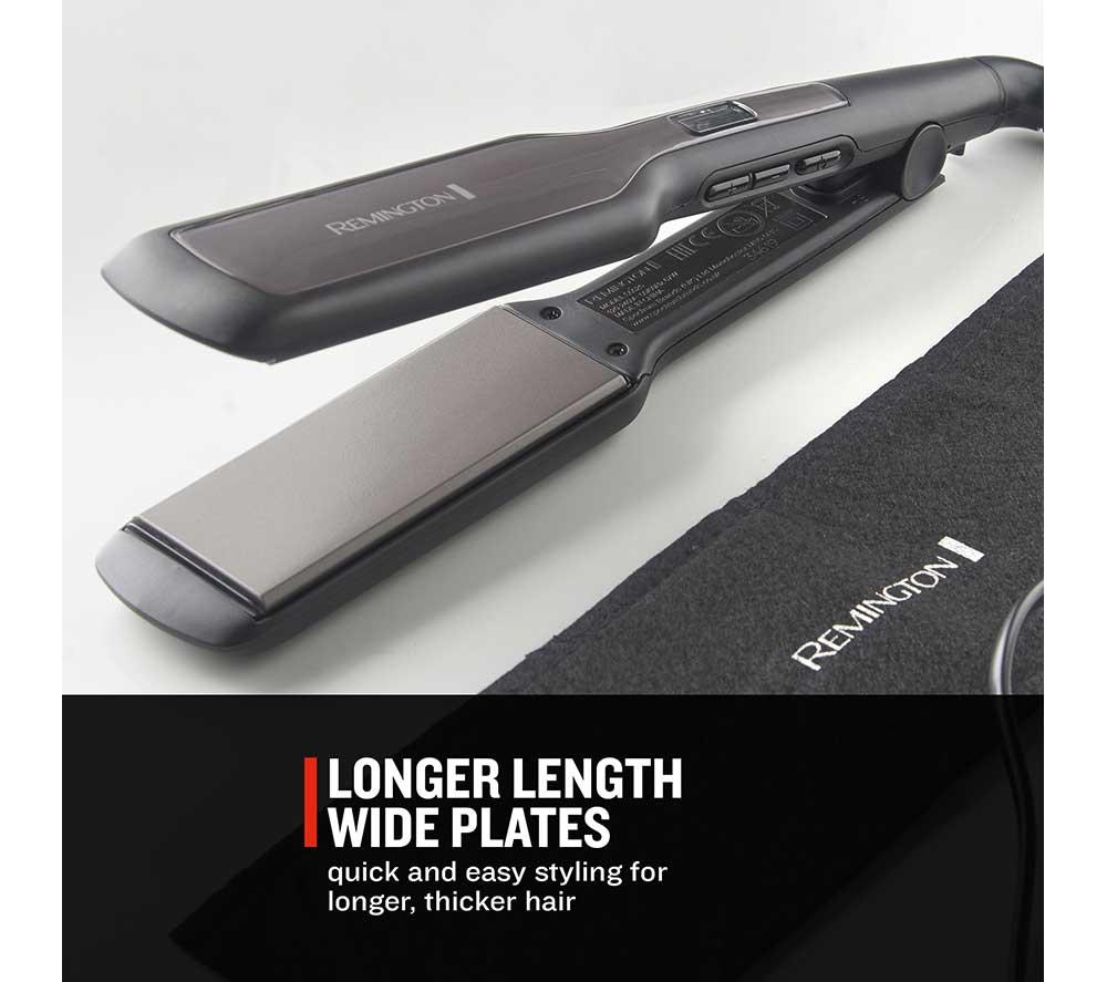 REMINGTON Pro Ceramic S5525 Extra Wide Hair Straightener - Grey