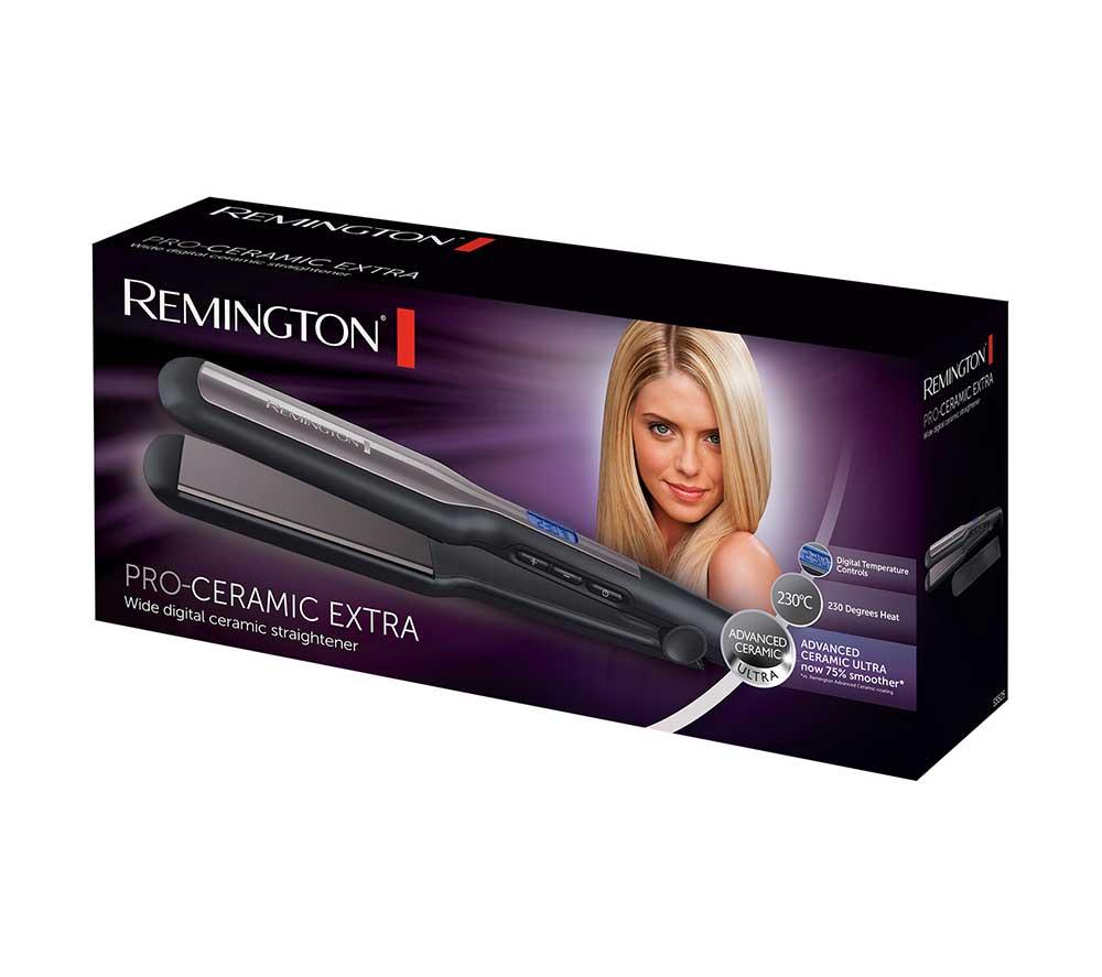 REMINGTON Pro Ceramic S5525 Extra Wide Hair Straightener - Grey
