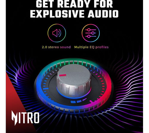 Barra de sonido para PC con Bluetooth ACER Nitro 2.0 - Negro