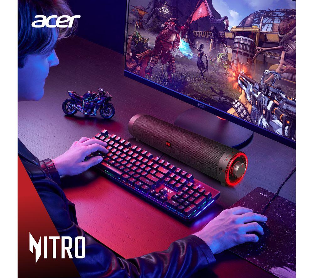 ACER Nitro 2.0 Bluetooth PC Soundbar - Black