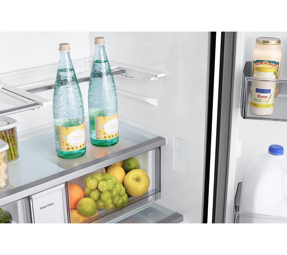 SAMSUNG Bespoke mit Autofill Water Pitcher RF24BB620ES9EU Smart Kühl-Gefrierkombination – Silber