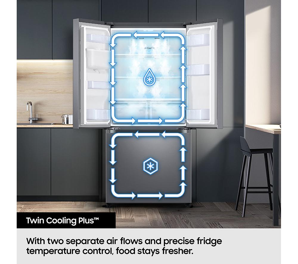 Frigorífico Combi Inteligente SAMSUNG Bespoke con jarra de agua de llenado automático RF24BB620ES9EU - Plata