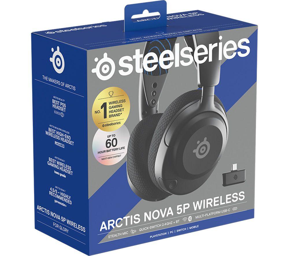 STEELSERIES Arctis Nova 5P Wireless PS5 Gaming-Headset - Schwarz