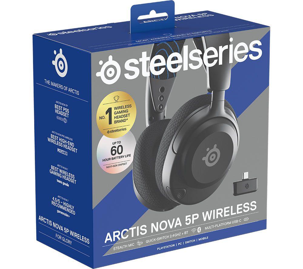 STEELSERIES Arctis Nova 5P Wireless PS5 Gaming-Headset - Schwarz