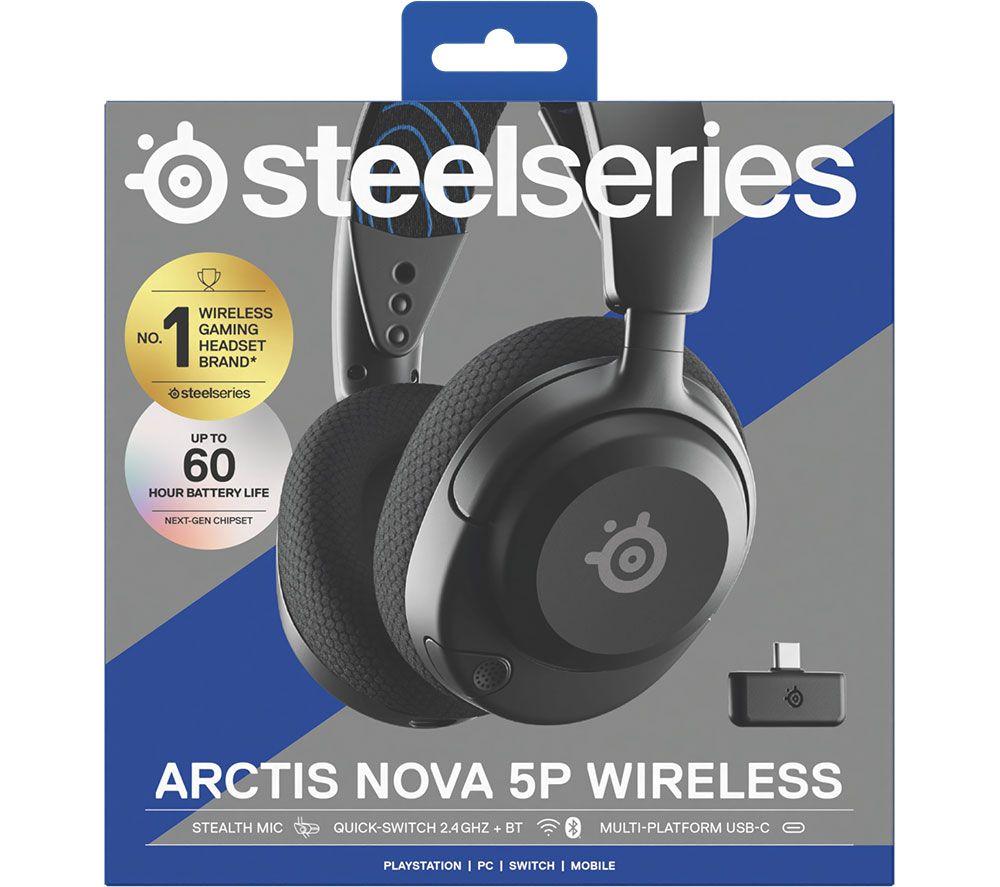 STEELSERIES Arctis Nova 5P Wireless PS5 Gaming-Headset - Schwarz