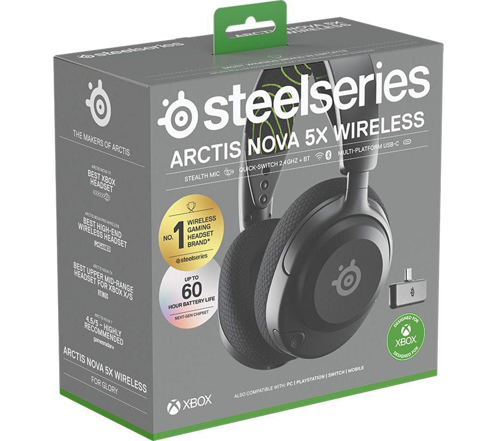 STEELSERIES Arctis Nova 5X Wireless Xbox Gaming-Headset - Schwarz