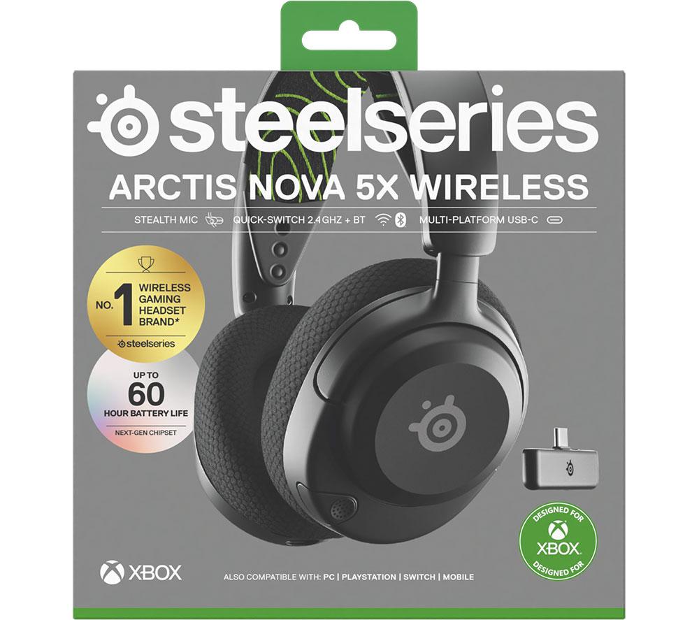 STEELSERIES Arctis Nova 5X Wireless Xbox Gaming-Headset - Schwarz
