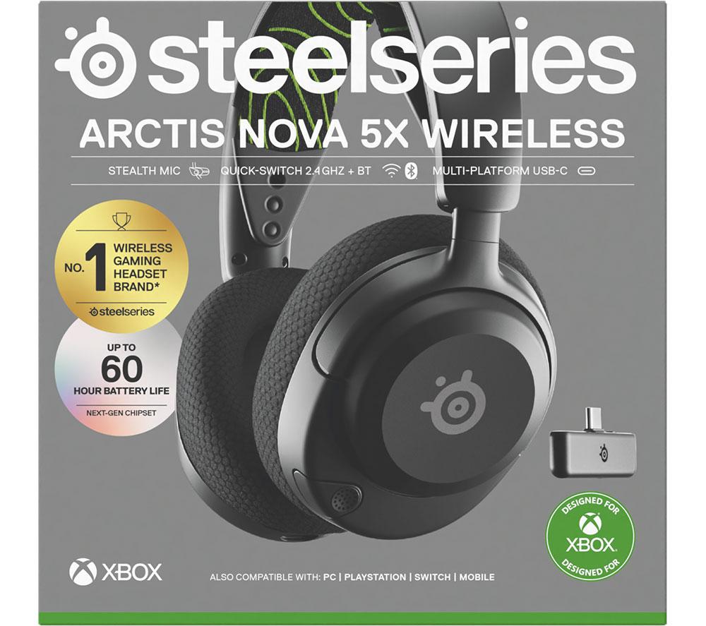 STEELSERIES Arctis Nova 5X Wireless Xbox Gaming-Headset - Schwarz