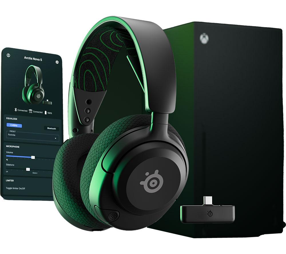 STEELSERIES Arctis Nova 5X Wireless Xbox Gaming-Headset - Schwarz