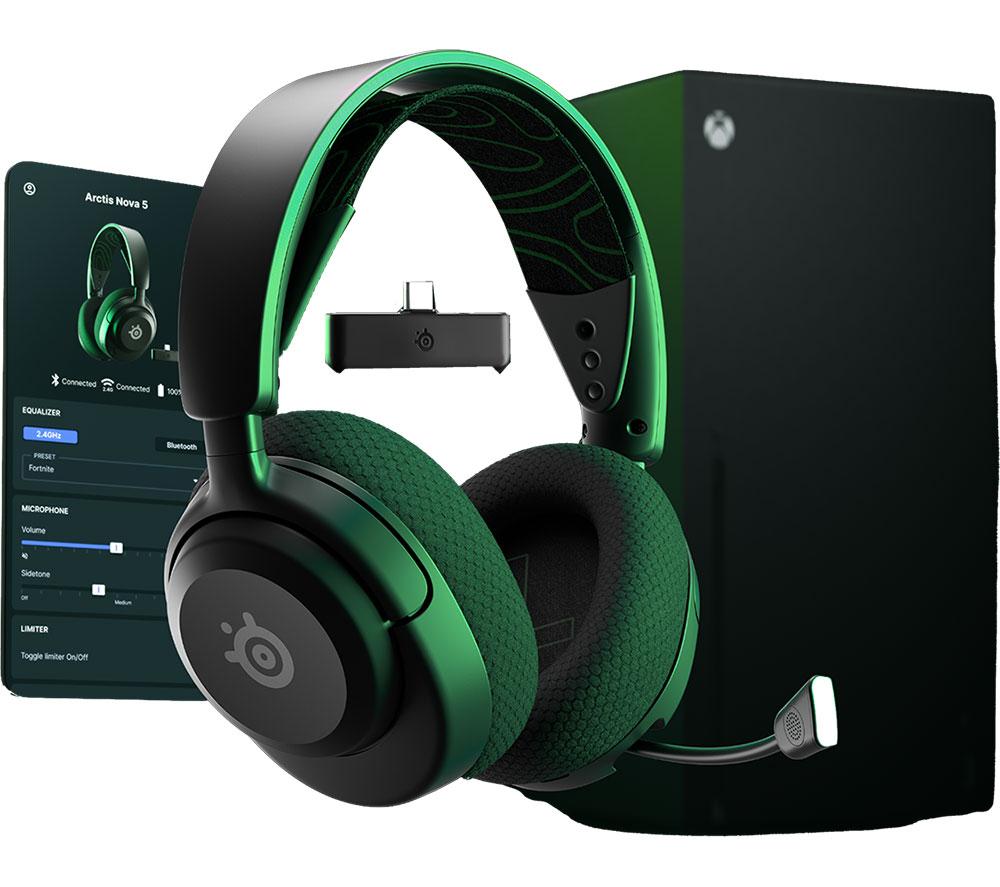 STEELSERIES Arctis Nova 5X Wireless Xbox Gaming-Headset - Schwarz