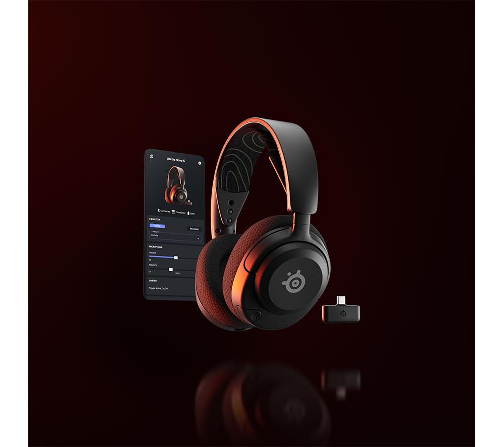 STEELSERIES Arctis Nova 5 Wireless PC Gaming Headset - Black