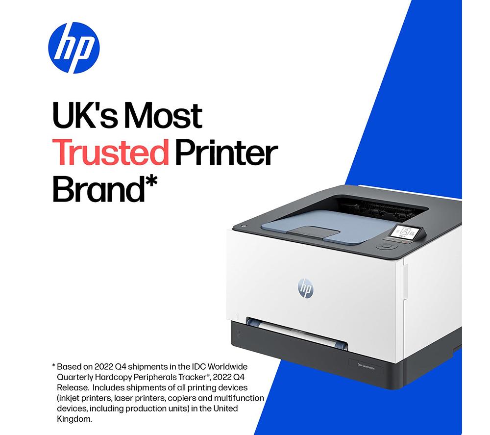 HP Color LaserJet Pro 3202dw Wireless Laser Printer | Second Paper Tray | WiFi Printer