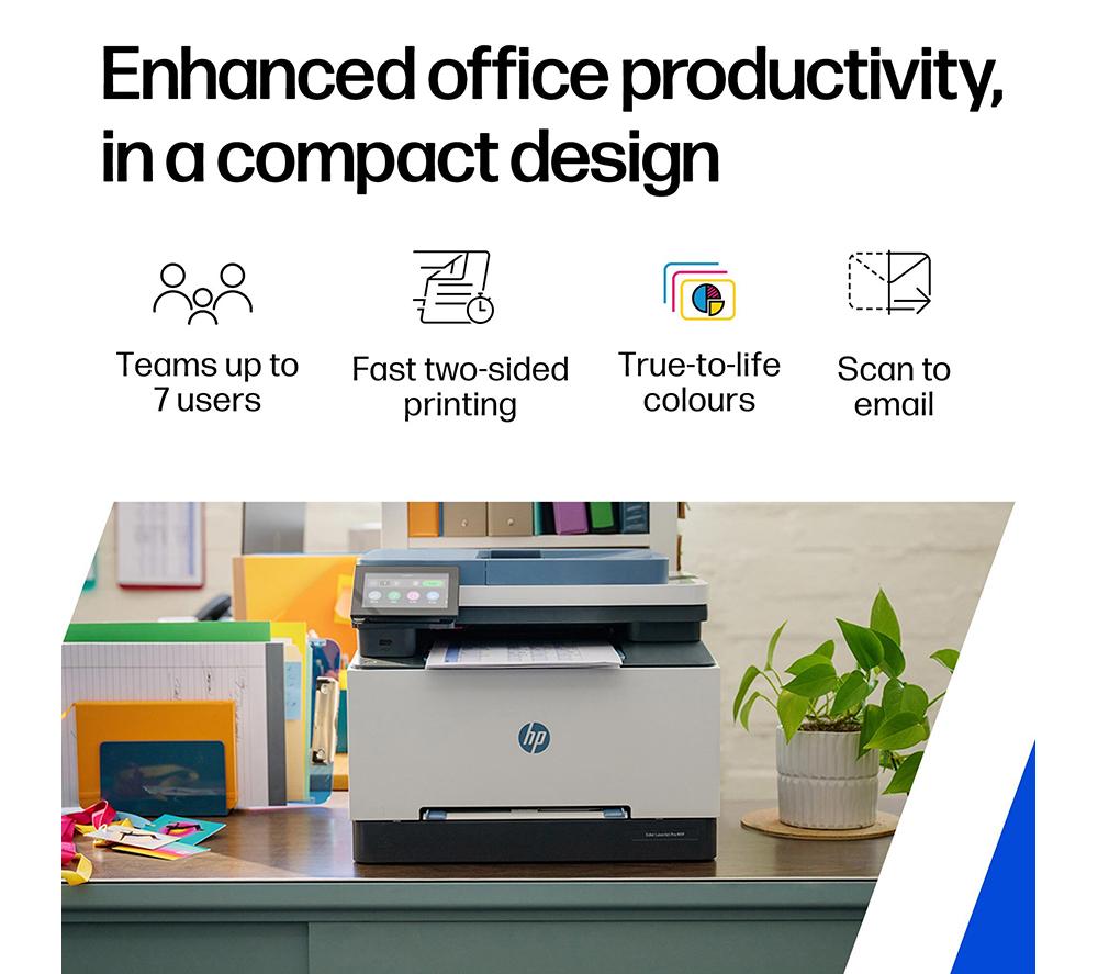 HP Color LaserJet Pro 3302fdw All-in-One Wireless Laser Printer with Fax
