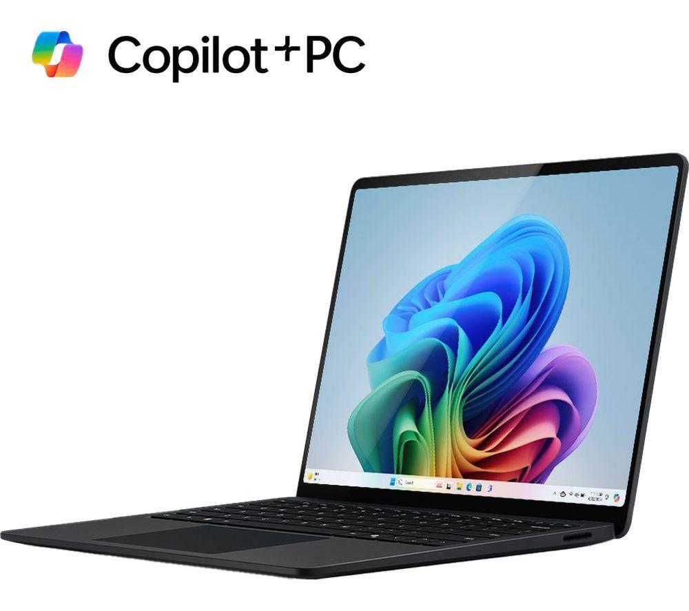 MICROSOFT Surface Laptop 13.8", Copilot+ PC - Snapdragon X Elite, 1 TB SSD, Black